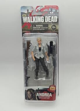 McFarlane The Walking Dead 4.5" Andrea Action Figure Series Four 2013 New Sealed